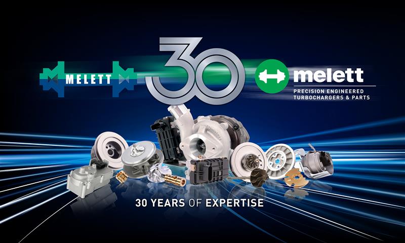 Melett celebrates 30 years of expertise in the turbocharger aftermarket